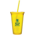 16 Oz. Pineapple Yellow Spirit Tumbler